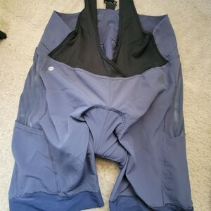 adidas Women's Black and Blue Shorts